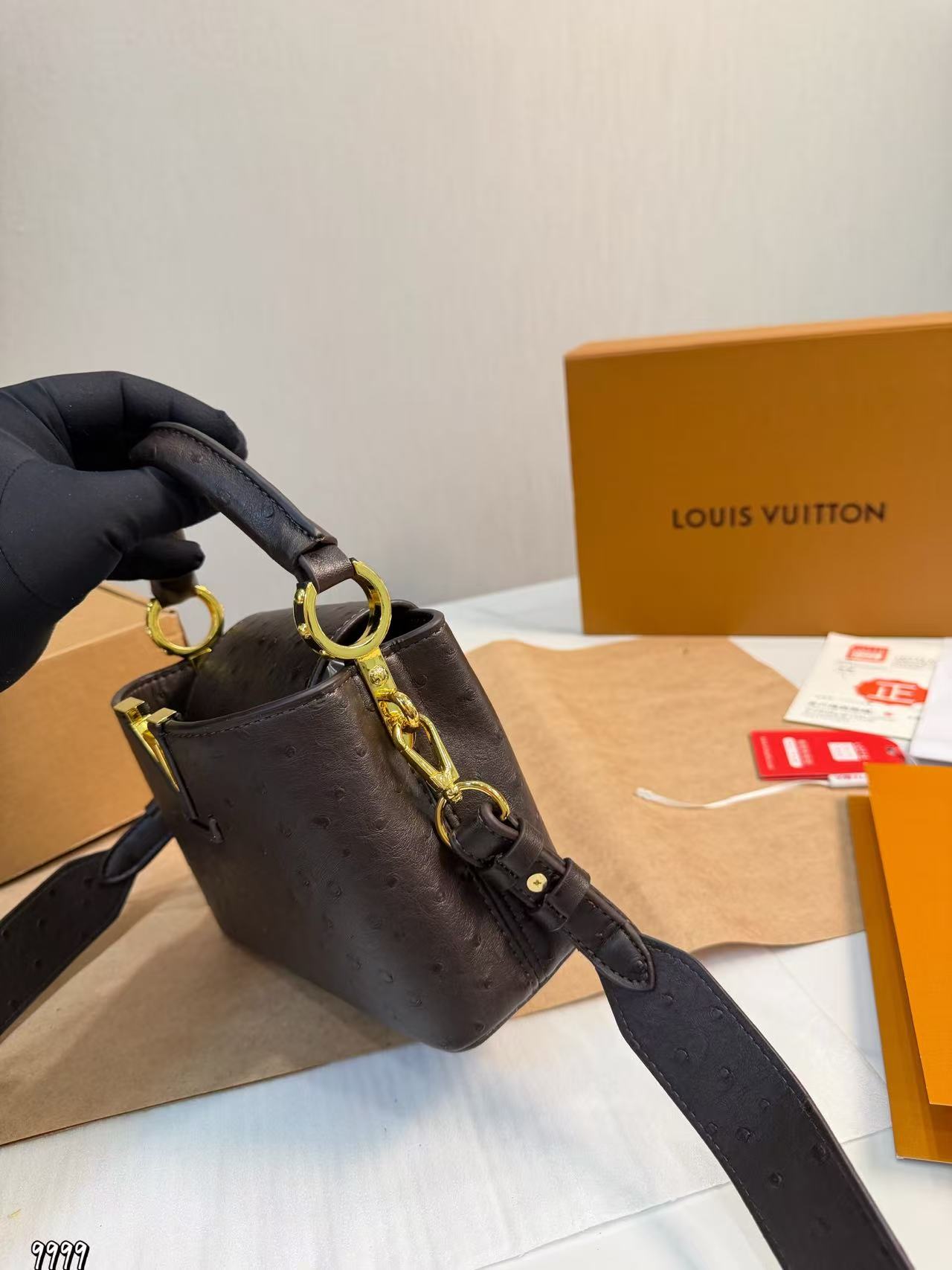 LVレザーハンドバッグ【50％割引+送料無料】