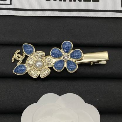 CHANE1 ブルーフラワーパールブローチ【50％割引+送料無料】