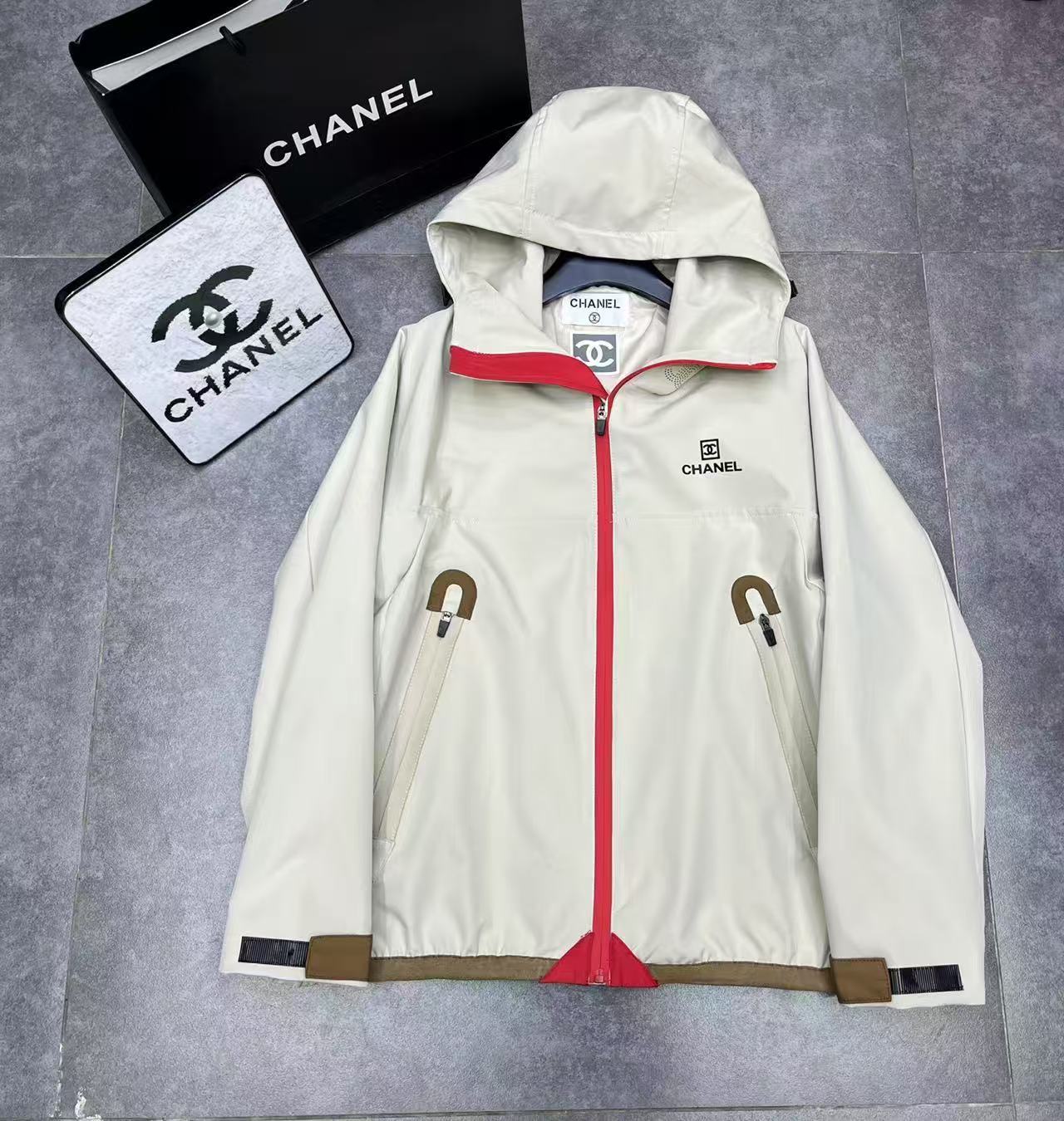 CHANE1 シンプルジップアップフードジャケット【50％割引+送料無料】