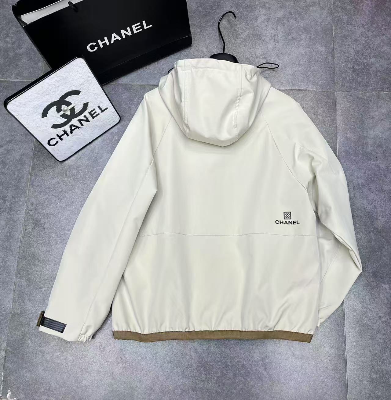 CHANE1 シンプルジップアップフードジャケット【50％割引+送料無料】