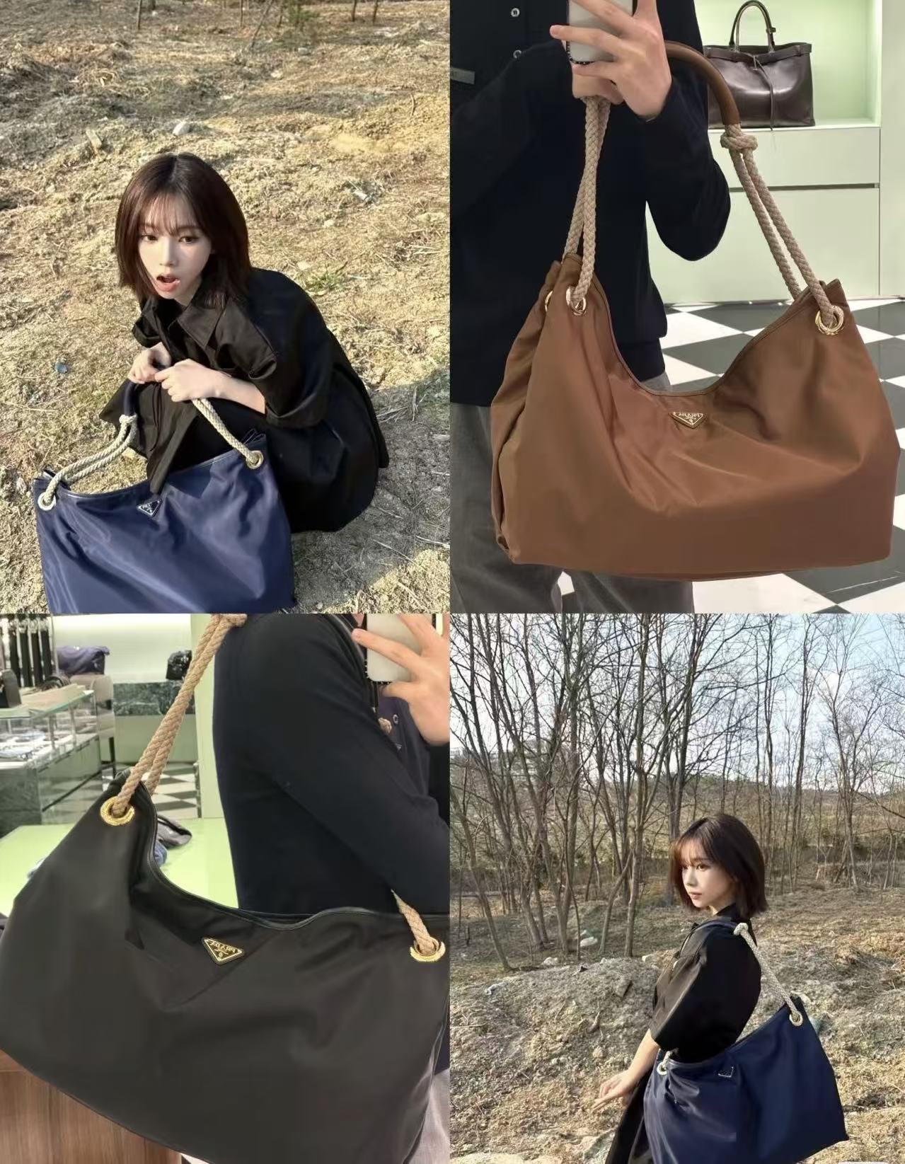 PR4DA ナイロントートバッグ【50％割引+送料無料】