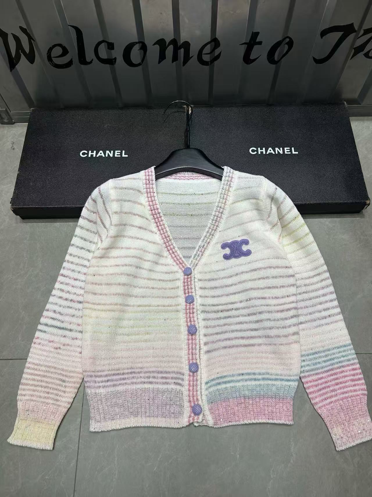 CEL1NE 凱旋門 グラデーションウールカーディガン【50％割引+送料無料】