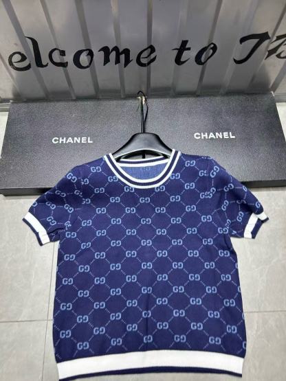 GUCC1 オールロゴ ウール セーター【50％割引+送料無料】