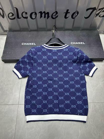 GUCC1 オールロゴ ウール セーター【50％割引+送料無料】