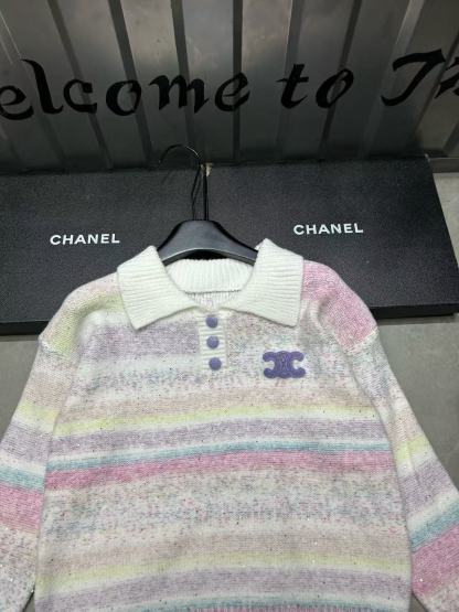 CEL1NE グラデーションカラー ウールセーター【50％割引+送料無料】