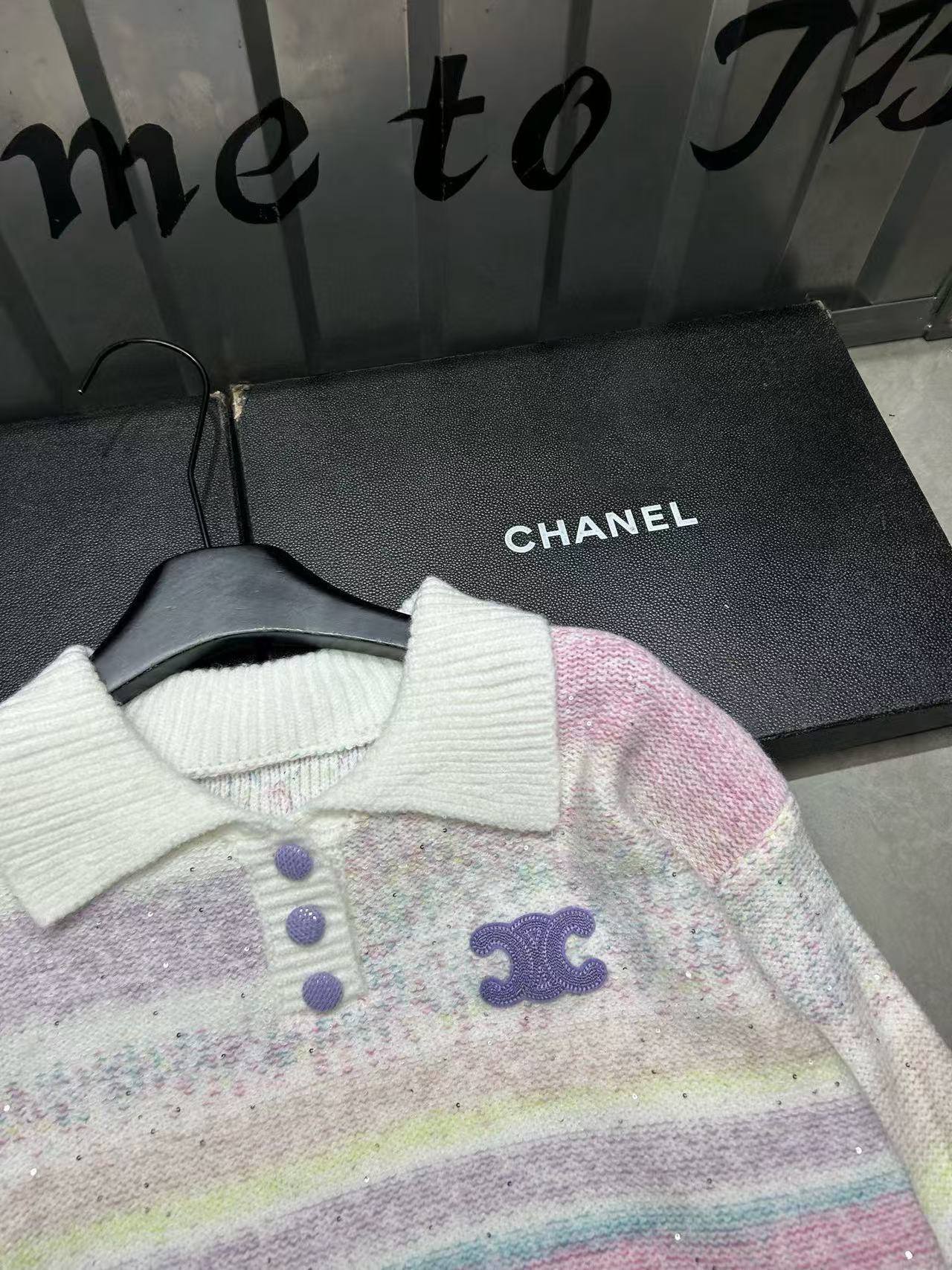 CEL1NE グラデーションカラー ウールセーター【50％割引+送料無料】