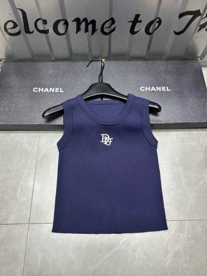 DIOR エンブロイダリー レター ウール ベスト【50％割引+送料無料】