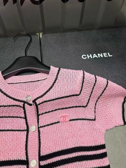 CHANE1 ストライプウールカーディガン＆スカート ツーピースセット【50％割引+送料無料】