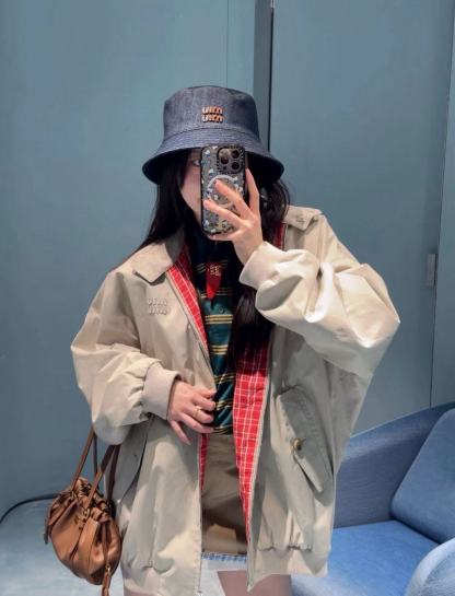 M1UM1U ジッパー付きミニマリストリバーシブルジャケット【50％割引+送料無料】