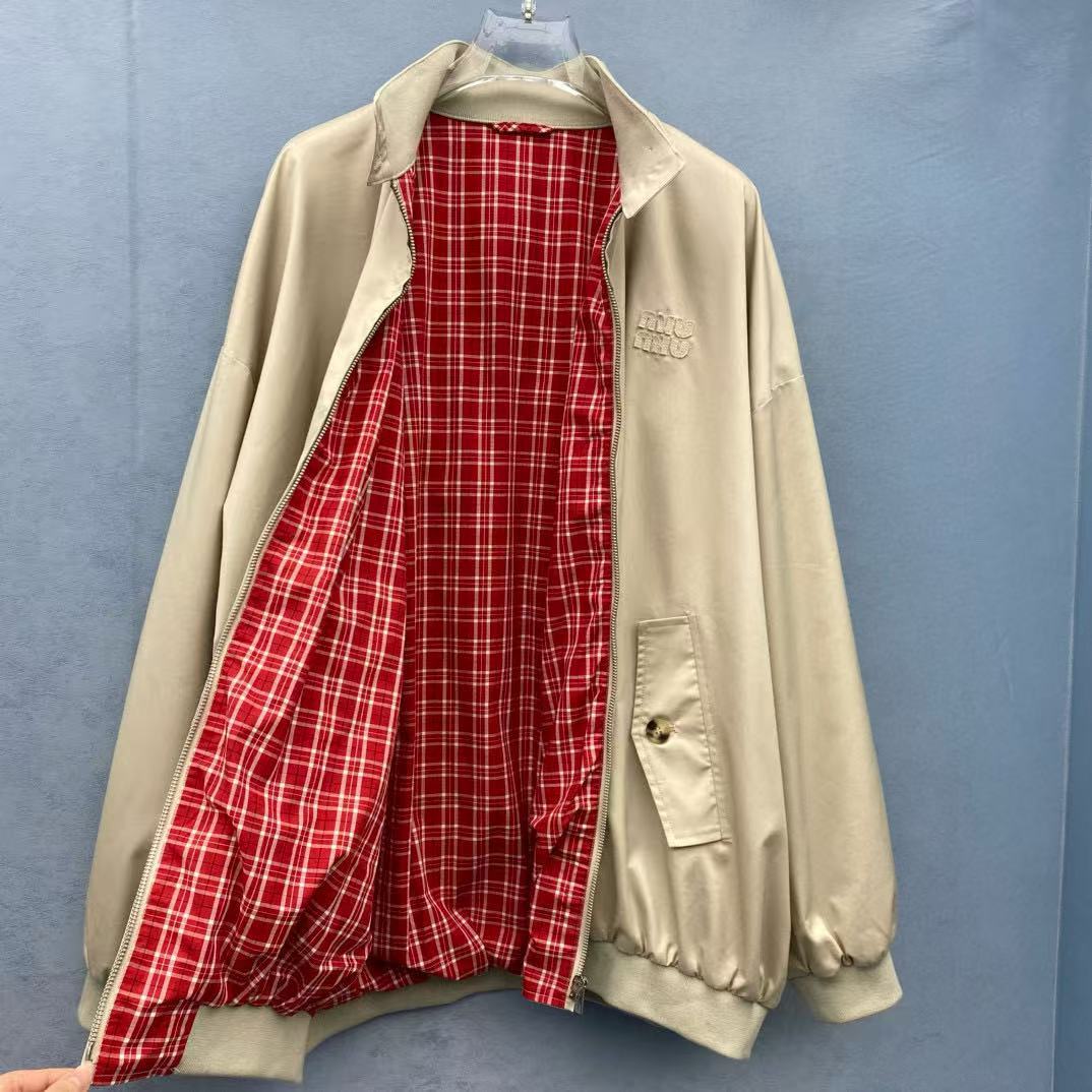 M1UM1U ジッパー付きミニマリストリバーシブルジャケット【50％割引+送料無料】