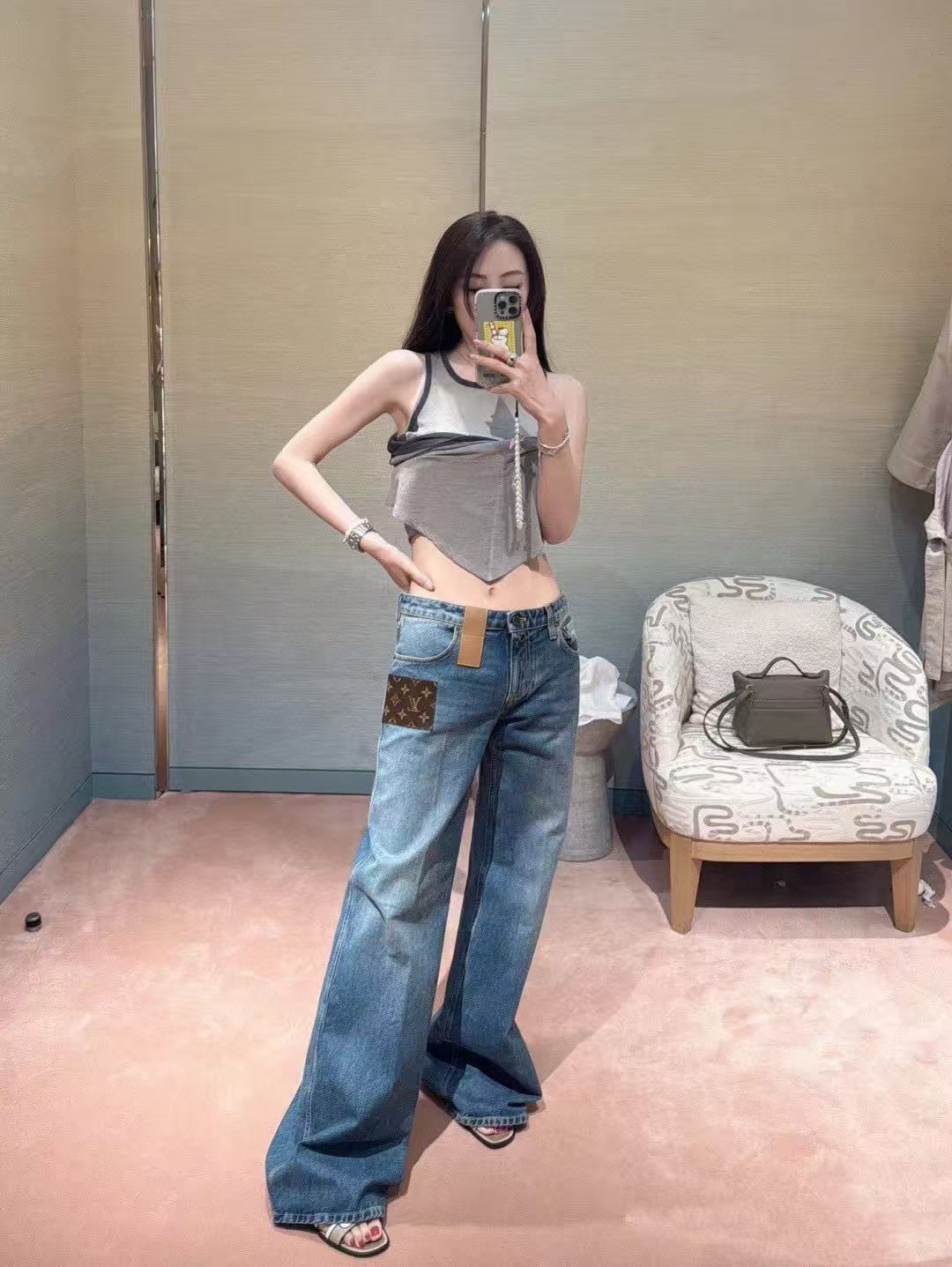 LVミニマリストデニムジャケット【50％割引+送料無料】