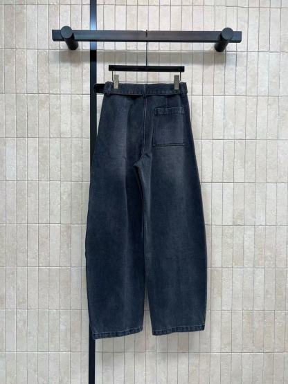 L0WEW シンプルベルトジーンズ【50％割引+送料無料】