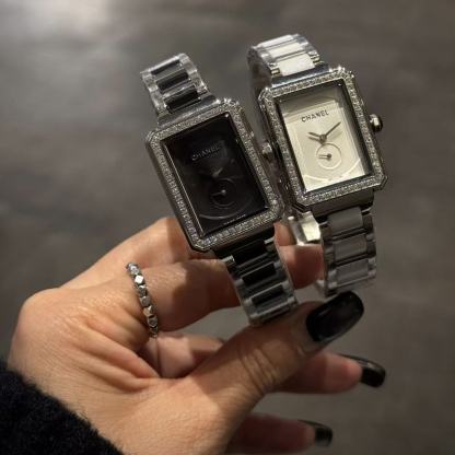 CHANE1 ダイヤモンドセット スクエア レディースウォッチ【50％割引+送料無料】