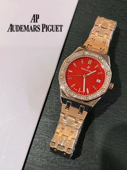 Audemarsp1gue八角形のダイヤモンドスチールブレスレットレディース腕時計【50％割引+送料無料】