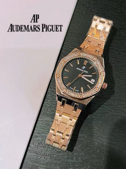Audemarsp1gue八角形のダイヤモンドスチールブレスレットレディース腕時計【50％割引+送料無料】