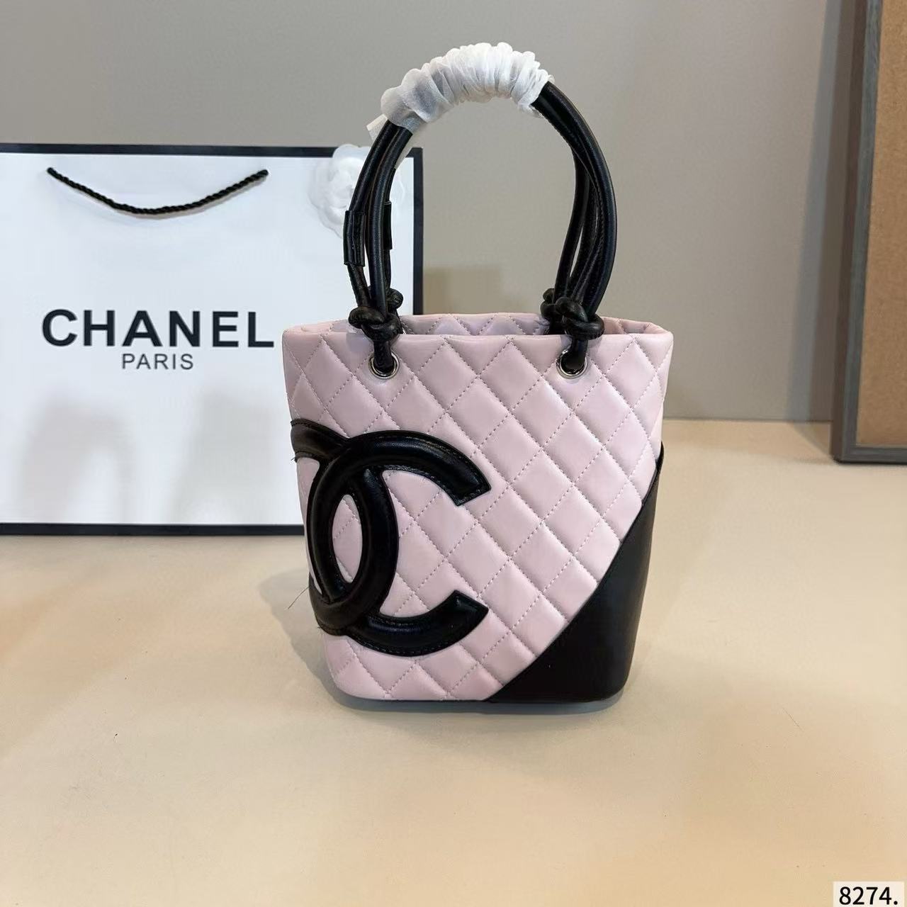 CHANE1 ダブルC ハンドバッグ【50％割引+送料無料】