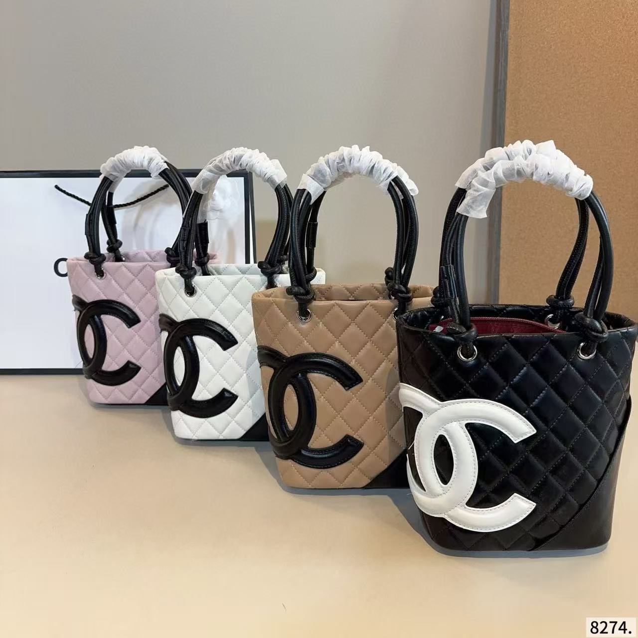 CHANE1 ダブルC ハンドバッグ【50％割引+送料無料】