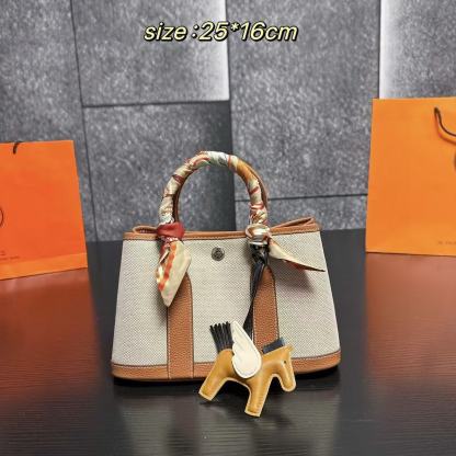 Herme1 Gardenキャンバストートバッグ【50％割引+送料無料】