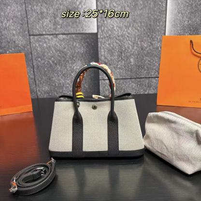 Herme1 Gardenキャンバストートバッグ【50％割引+送料無料】