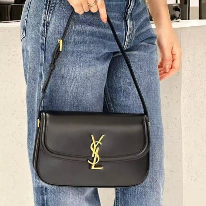 YSLレザーアンダーアームバッグ【50％割引+送料無料】