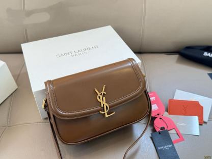 YSLレザーアンダーアームバッグ【50％割引+送料無料】