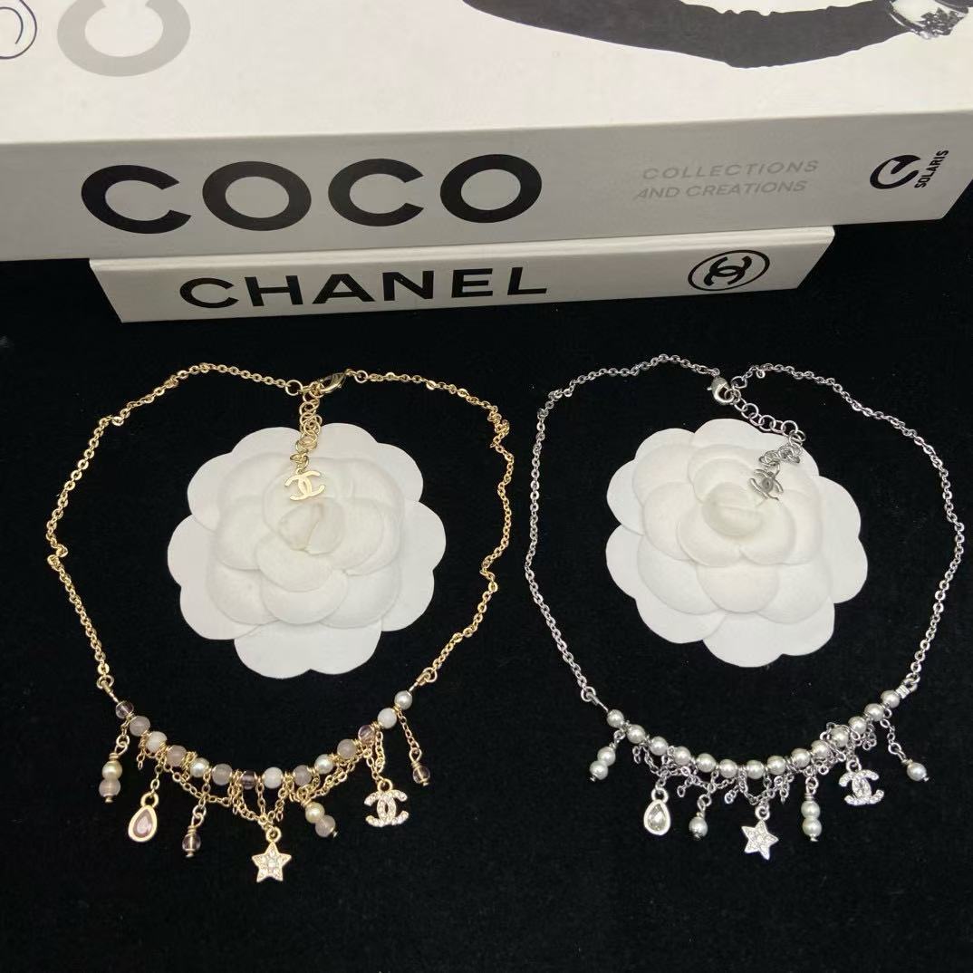 CHANE1 タッセルパールネックレス【50％割引+送料無料】