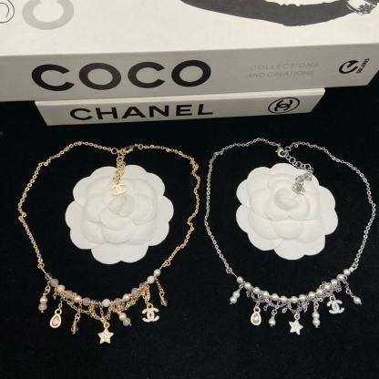 CHANE1 タッセルパールネックレス【50％割引+送料無料】