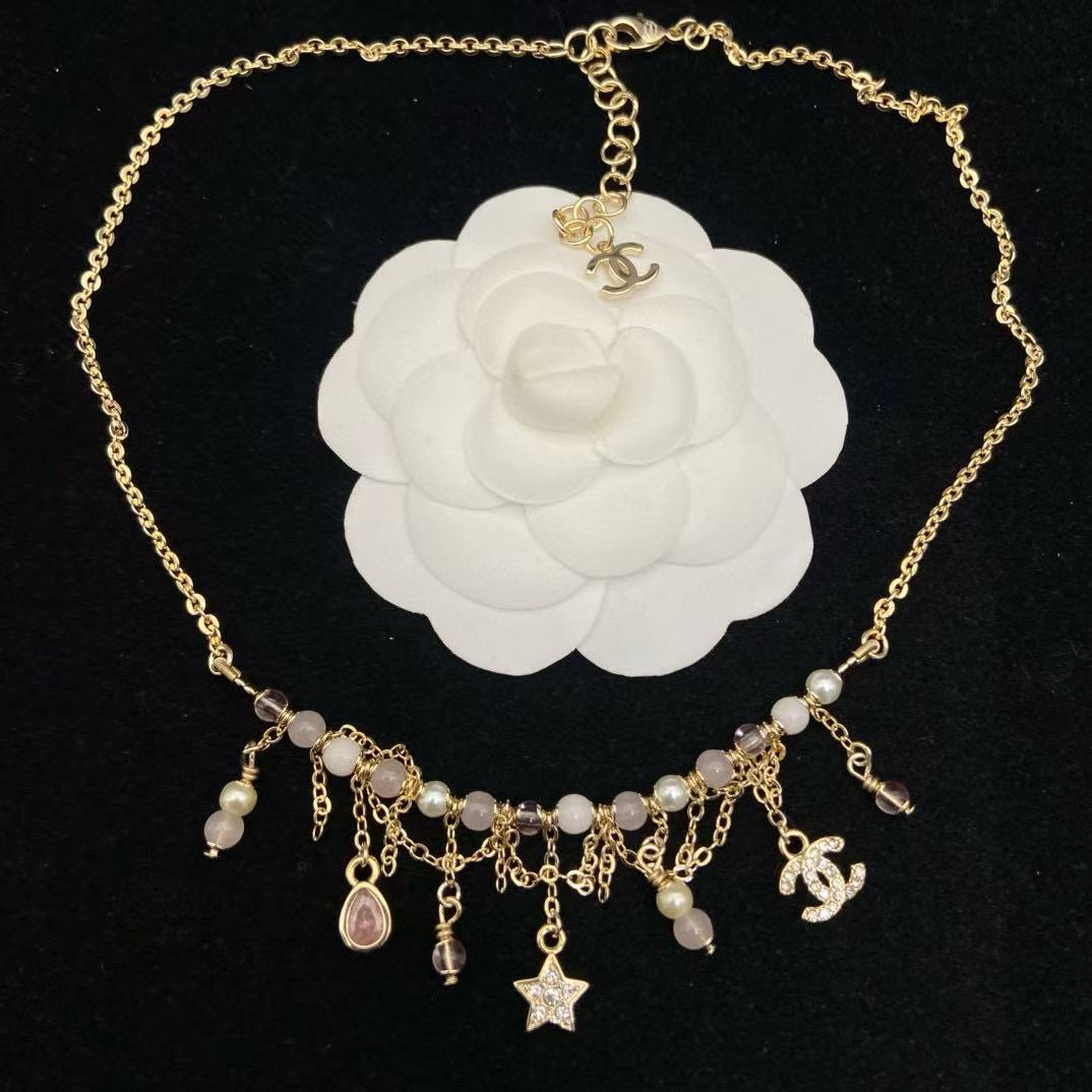 CHANE1 タッセルパールネックレス【50％割引+送料無料】