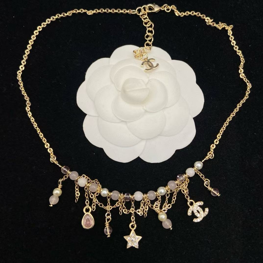 CHANE1 タッセルパールネックレス【50％割引+送料無料】