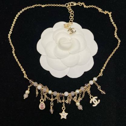 CHANE1 タッセルパールネックレス【50％割引+送料無料】