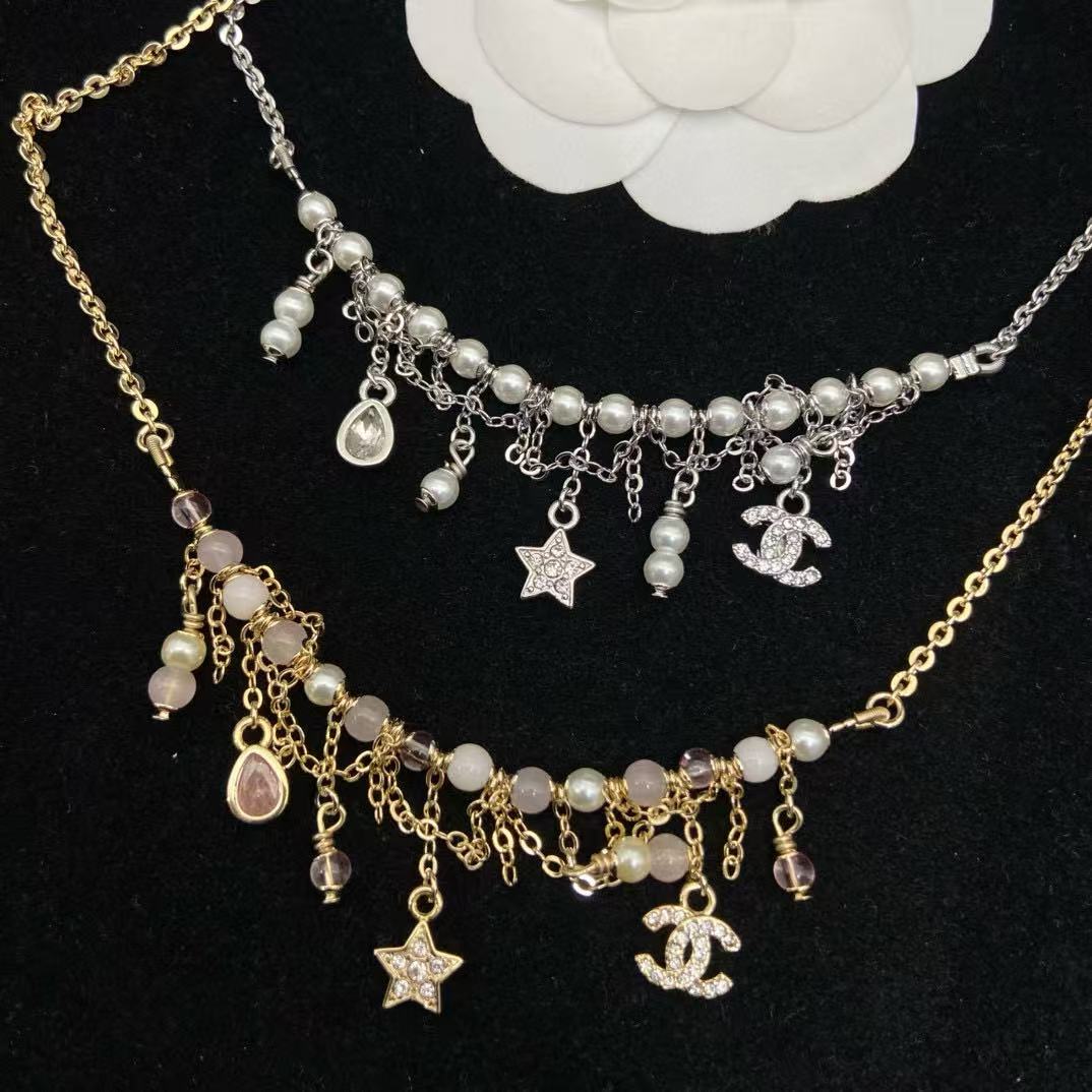 CHANE1 タッセルパールネックレス【50％割引+送料無料】