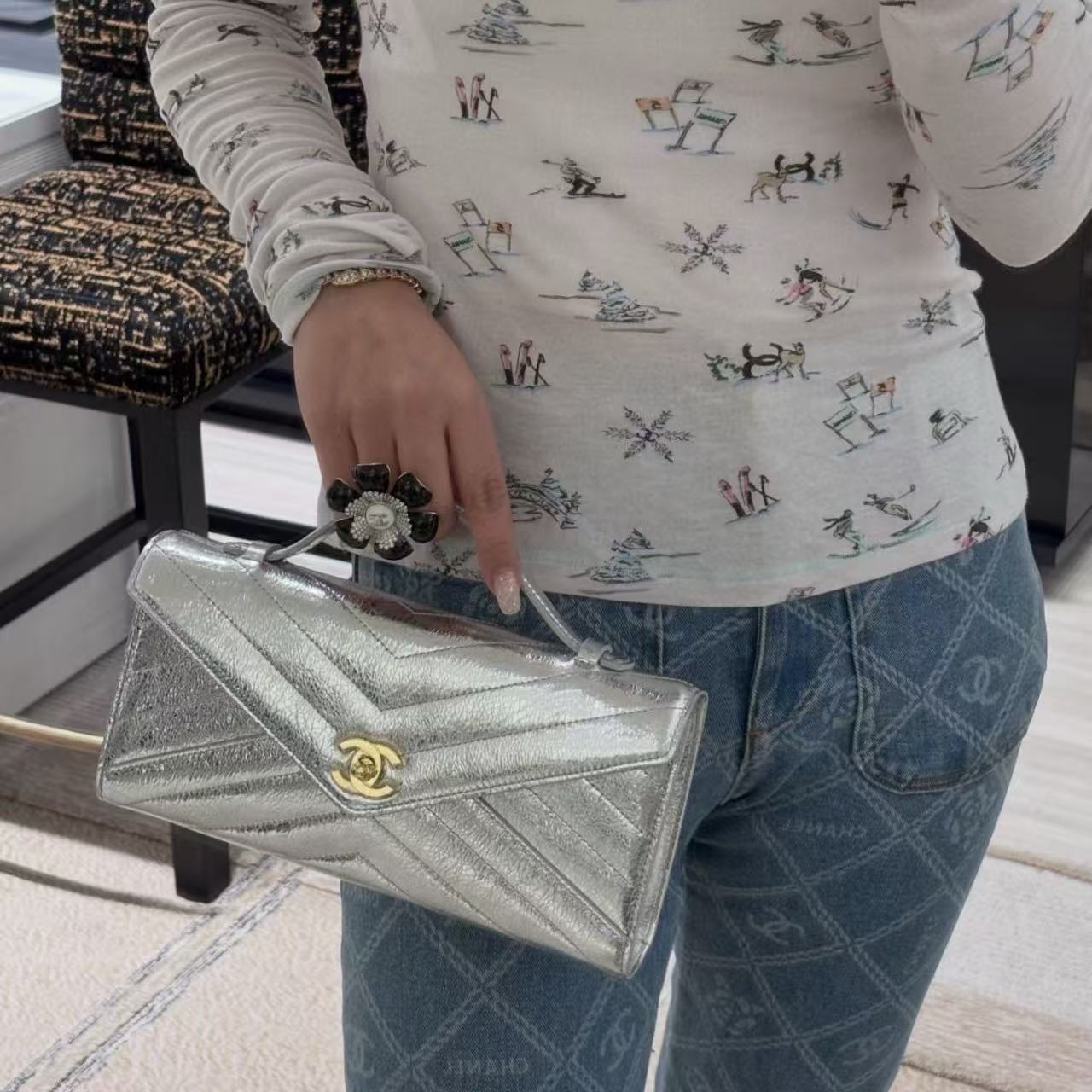 CHANE1 シンプルクラッチバッグ【50％割引+送料無料】