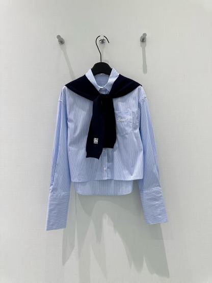 L0WEW スカーフとシャツのツーピースセット【50％割引+送料無料】