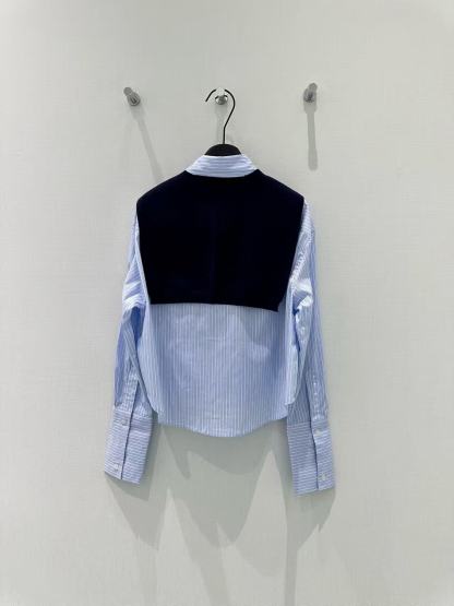 L0WEW スカーフとシャツのツーピースセット【50％割引+送料無料】