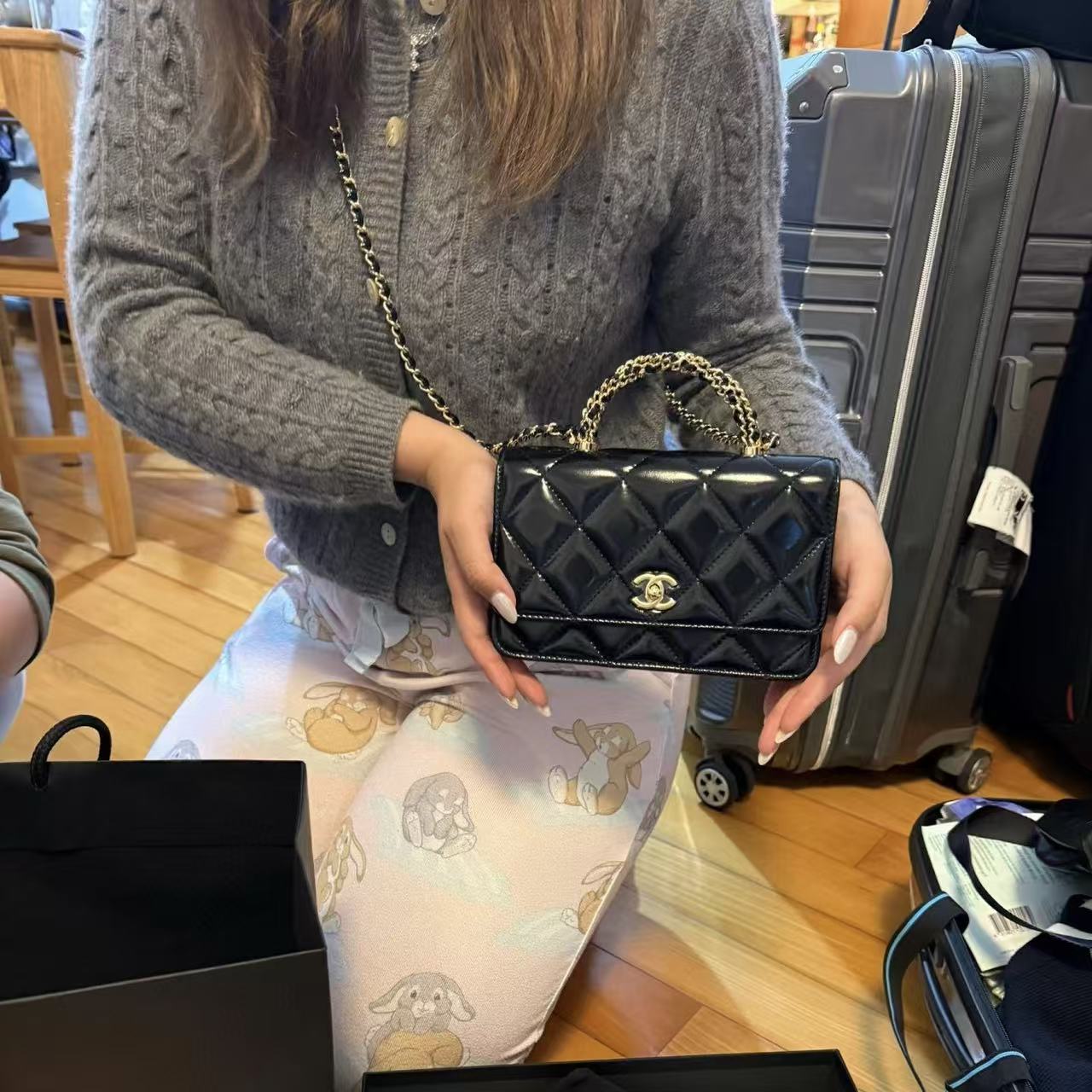 CHANE1 チェーンショルダーバッグ【50％割引+送料無料】