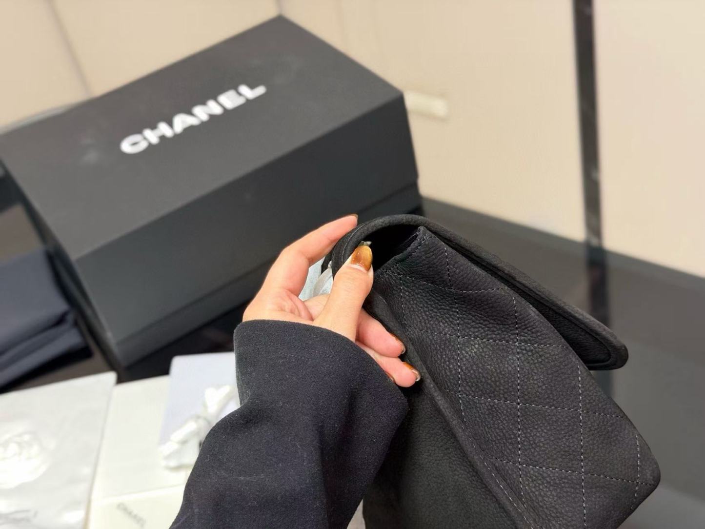 CHANE1 ディアスキンチェーンショッピングバッグ【50％割引+送料無料】