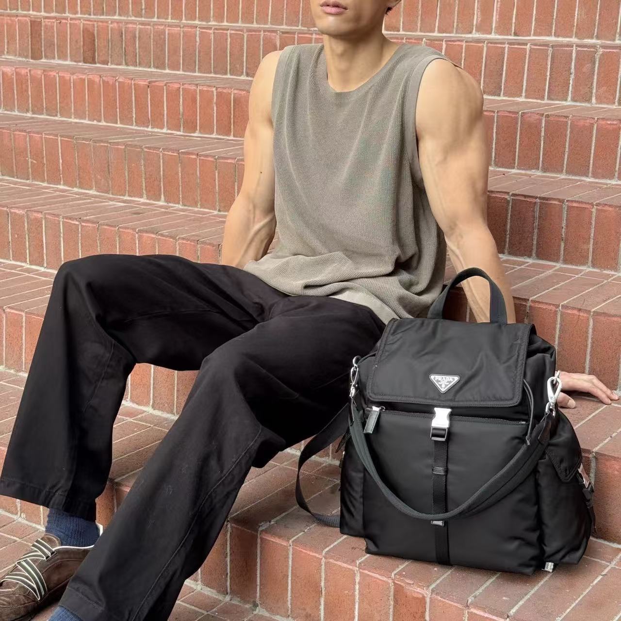 PR4DA 新ナイロンバックパック【50％割引+送料無料】