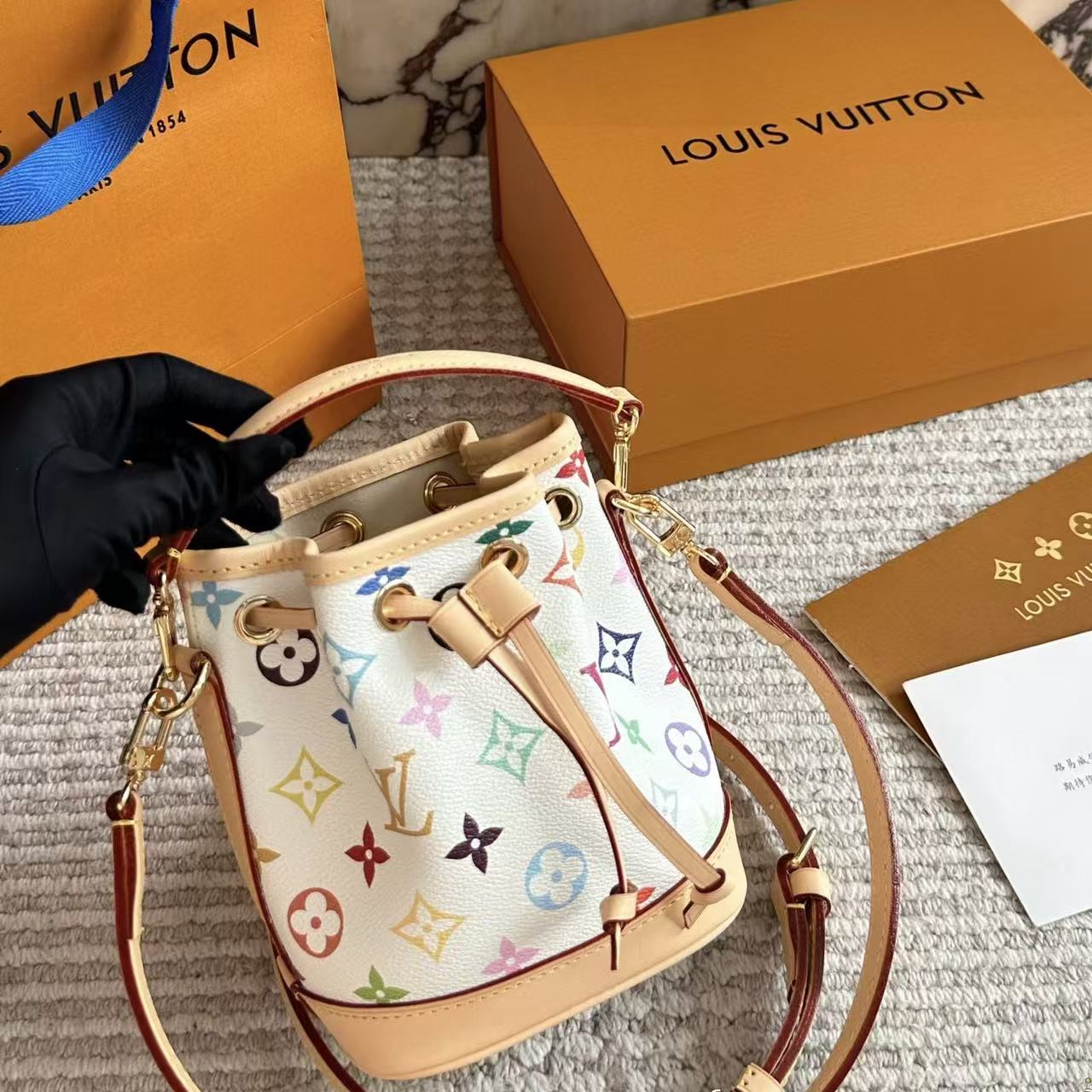 LVカラフルバケットバッグ【50％割引+送料無料】