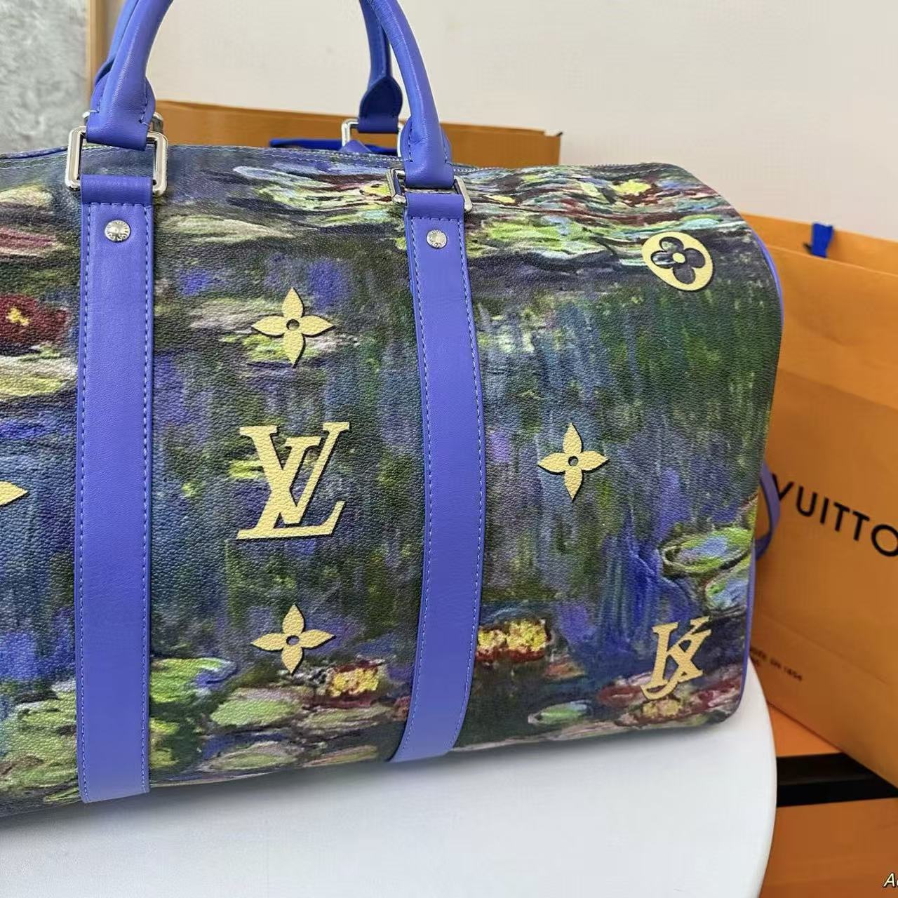 LV油絵トラベルバッグ【50％割引+送料無料】