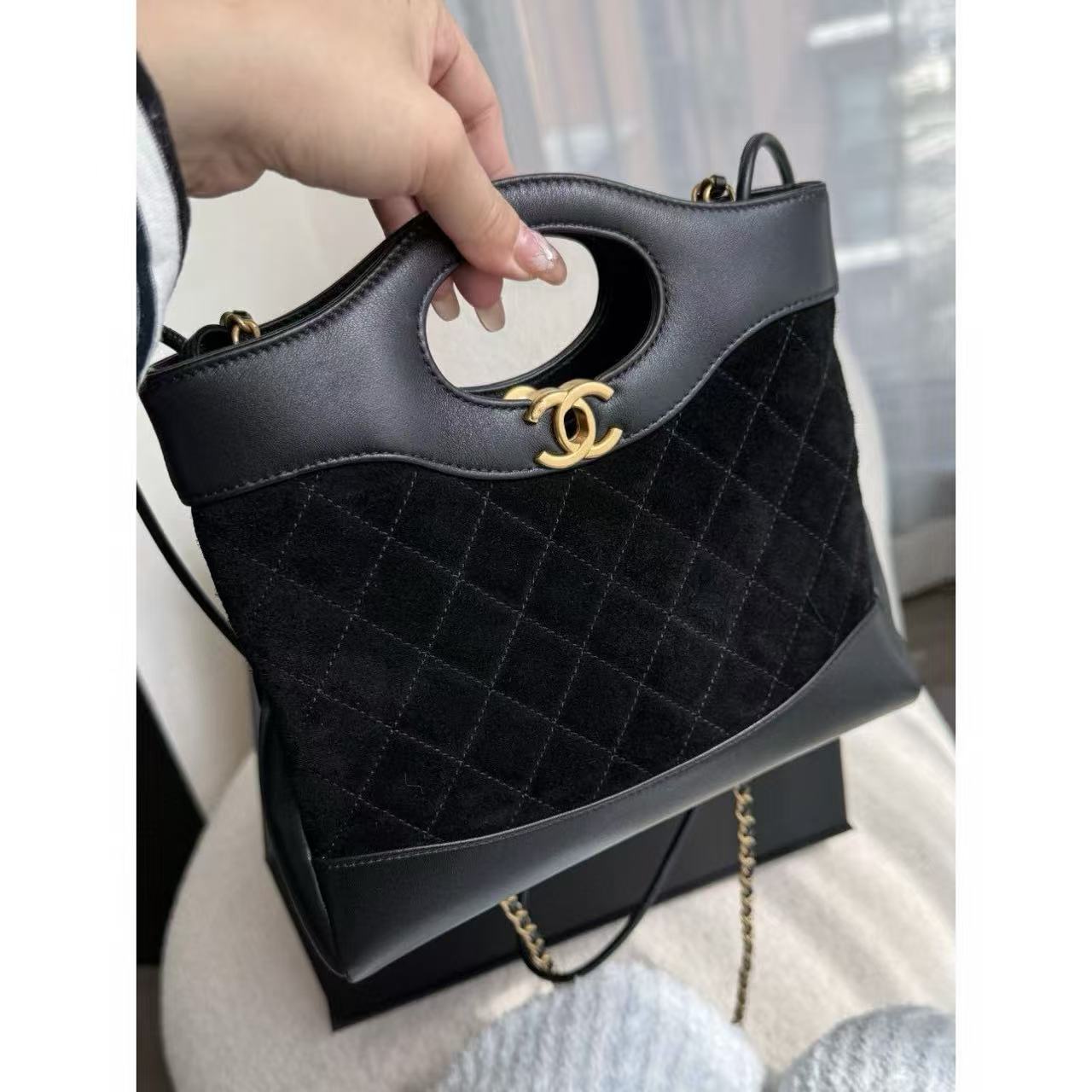 CHANE1 ディアスキンチェーンハンドバッグ【50％割引+送料無料】