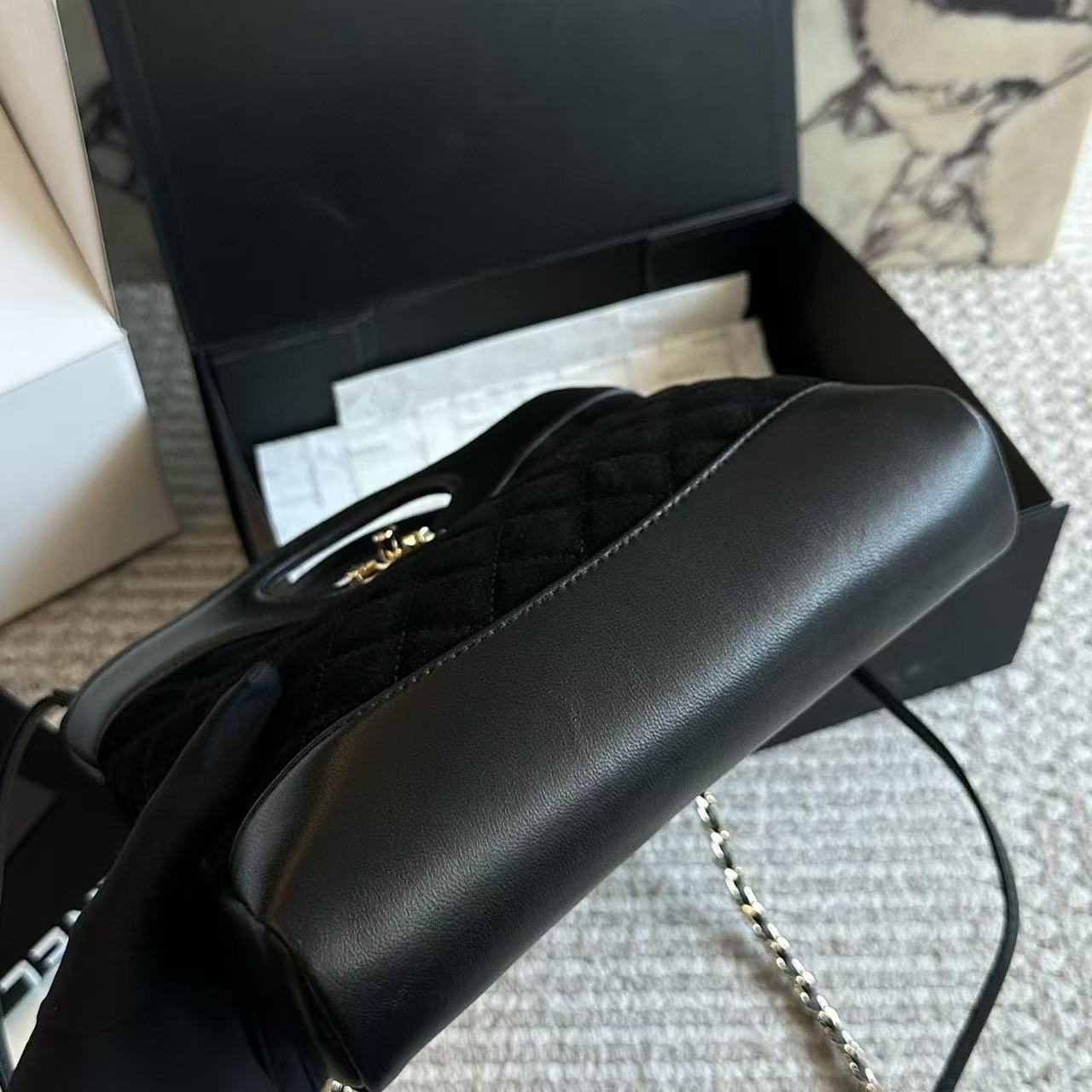 CHANE1 ディアスキンチェーンハンドバッグ【50％割引+送料無料】