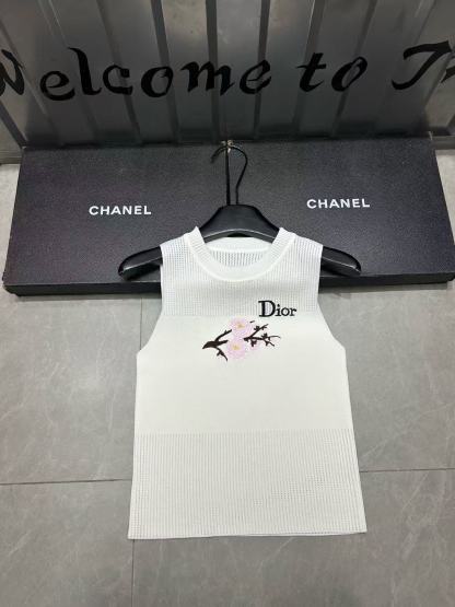DIORの花柄刺繍ウールベスト【50％割引+送料無料】