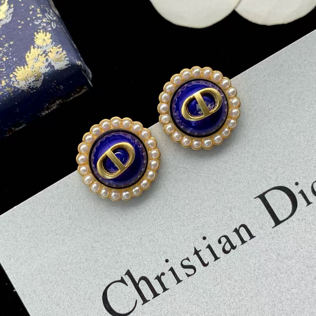 DI0R CDパールイヤリング【50％割引+送料無料】