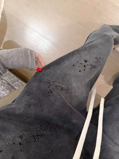 CEL1NE 凱旋門レターカジュアルパンツ【50％割引+送料無料】