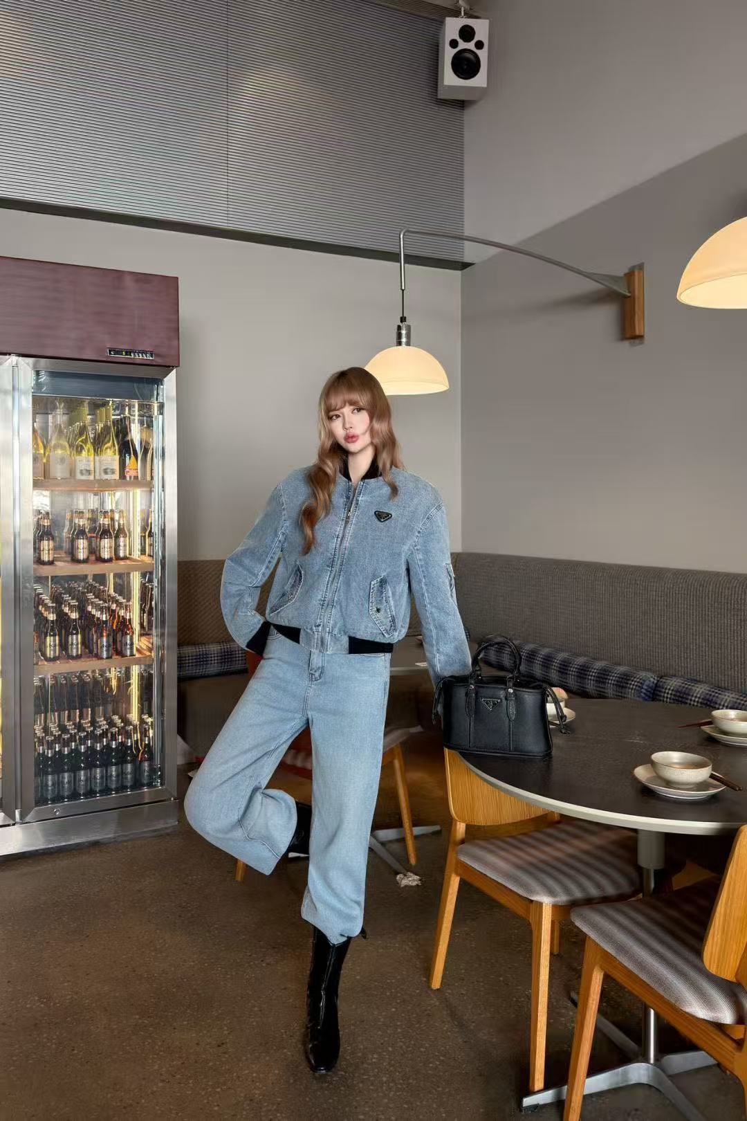 PR4DA トライアングルロゴ デニムジャケット【50％割引+送料無料】