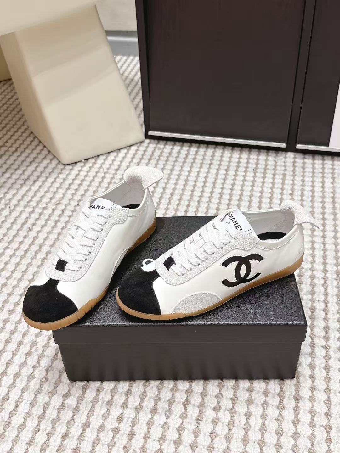 CHANE1 高品質ダブルCカジュアルシューズ【50％割引+送料無料】