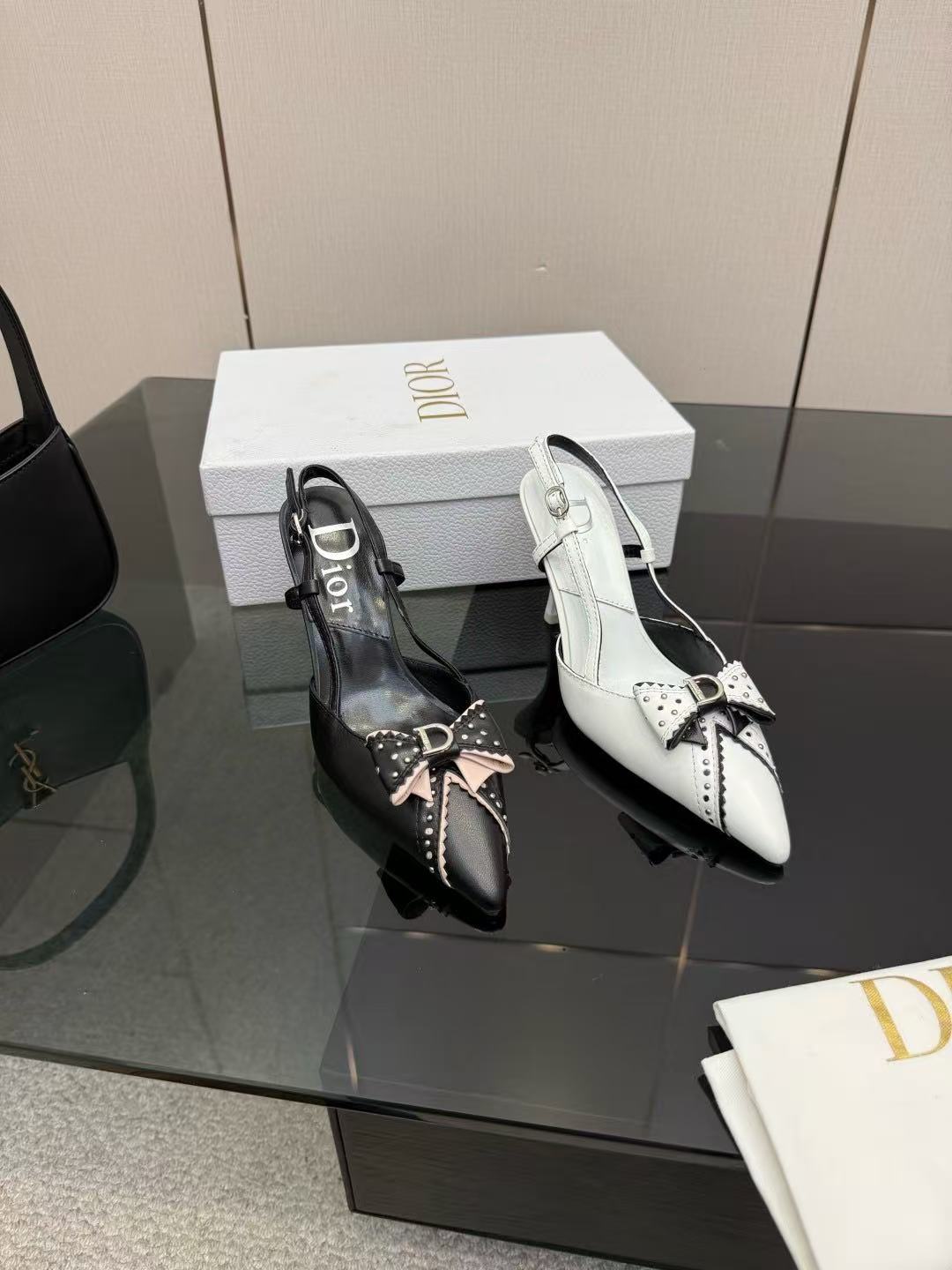 PR4DA 高品質ボウタイレザーハイヒール【50％割引+送料無料】