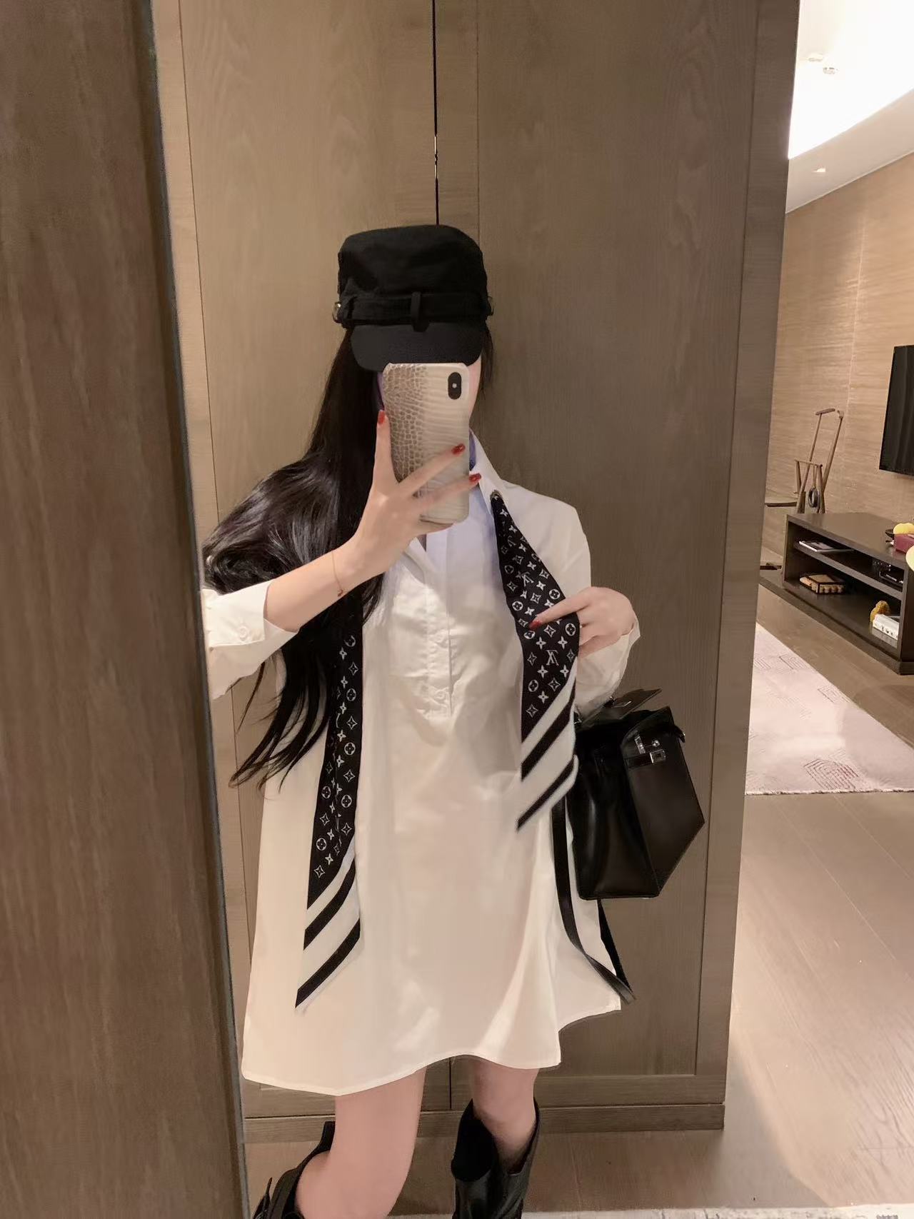 LVプリントタイシャツドレス【50％割引+送料無料】