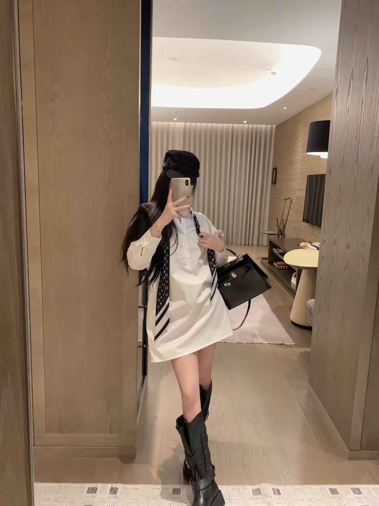 LVプリントタイシャツドレス【50％割引+送料無料】