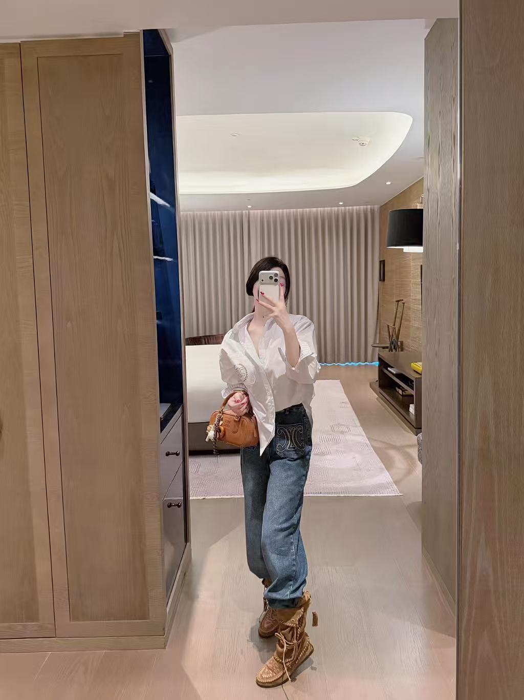 CEL1NE 凱旋門ポケットシャツ【50％割引+送料無料】